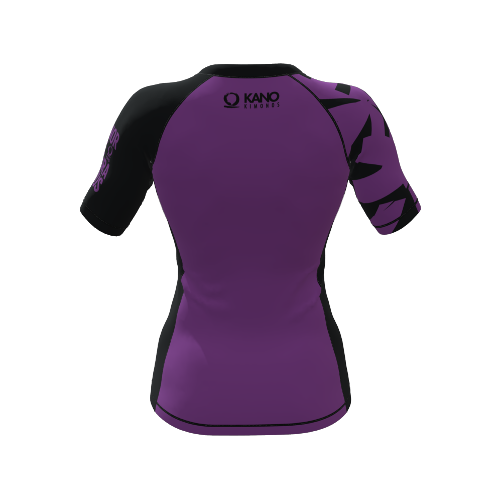 BJJ RASHGUARD DONNA COMPETITION 2026 CINTURA VIOLA