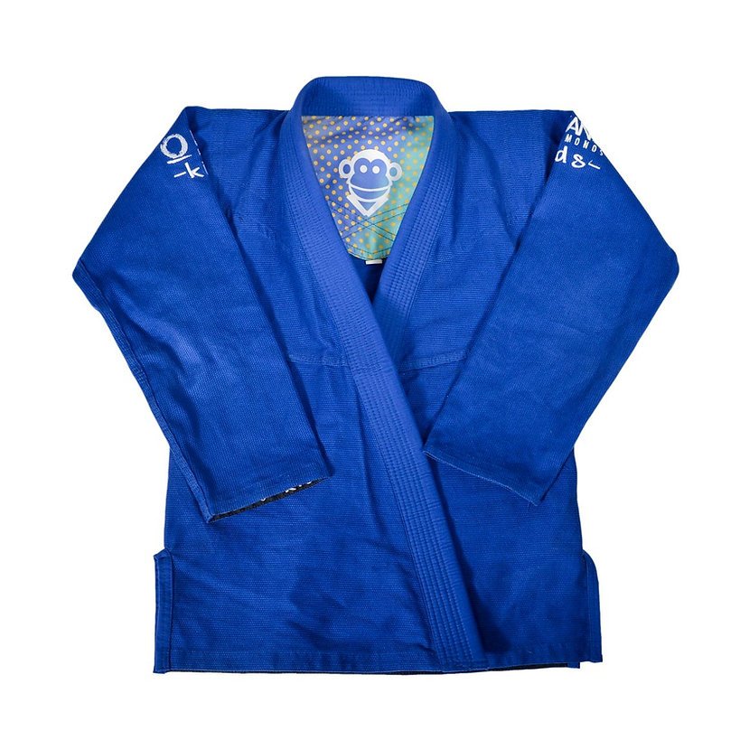 BJJ Kimono for Kids Blue/Boys Monkey