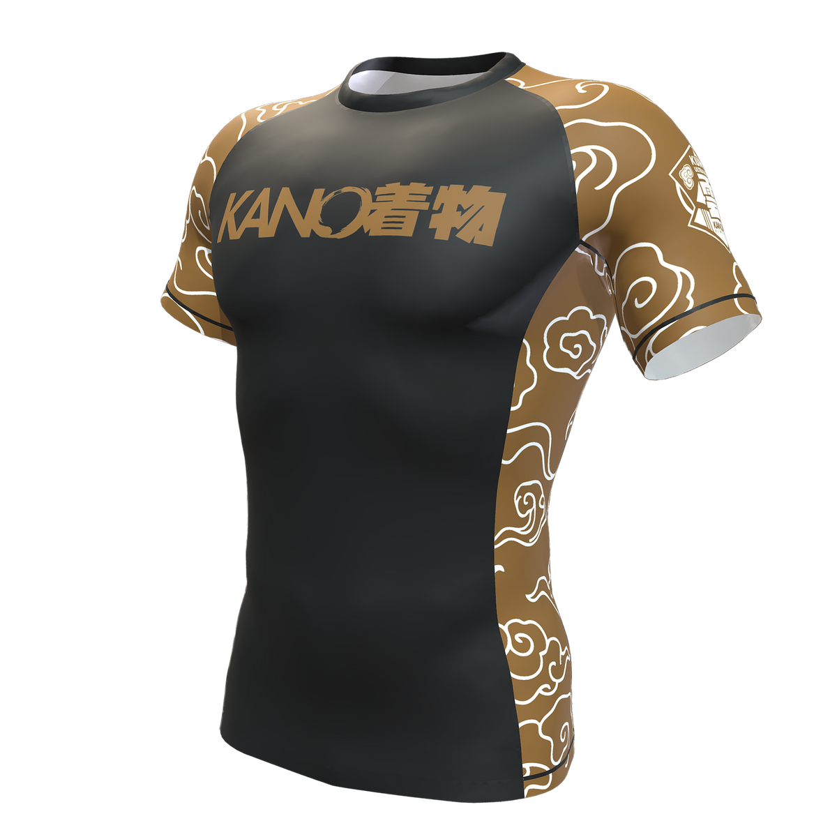 BJJ RASHGUARD COMPETITION KUMO 2026 CINTURA MARRONE ULTRA LIGHT