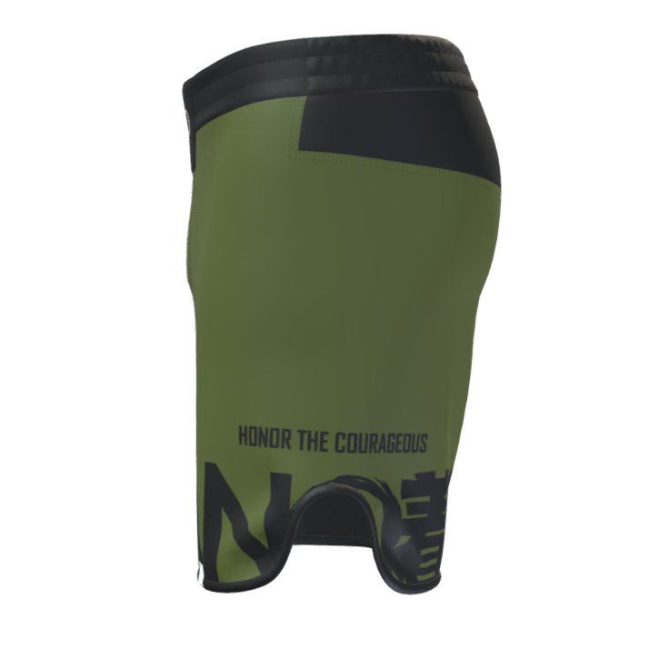 BJJ / MMA FIGHTSHORTS KANJI OLIVA