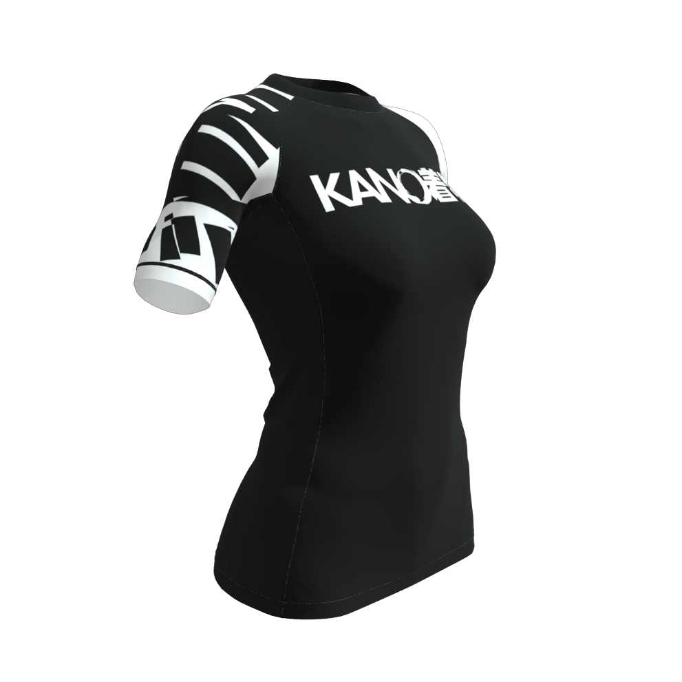 BJJ RASHGUARD DONNA COMPETITION 2026 CINTURA NERA