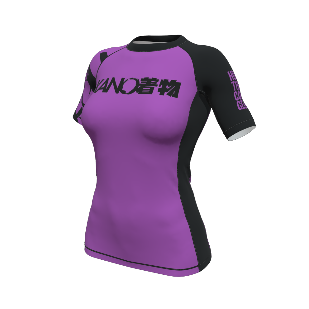 BJJ RASHGUARD DONNA COMPETITION 2026 CINTURA VIOLA