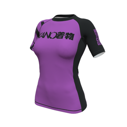 BJJ RASHGUARD DONNA COMPETITION 2026 CINTURA VIOLA