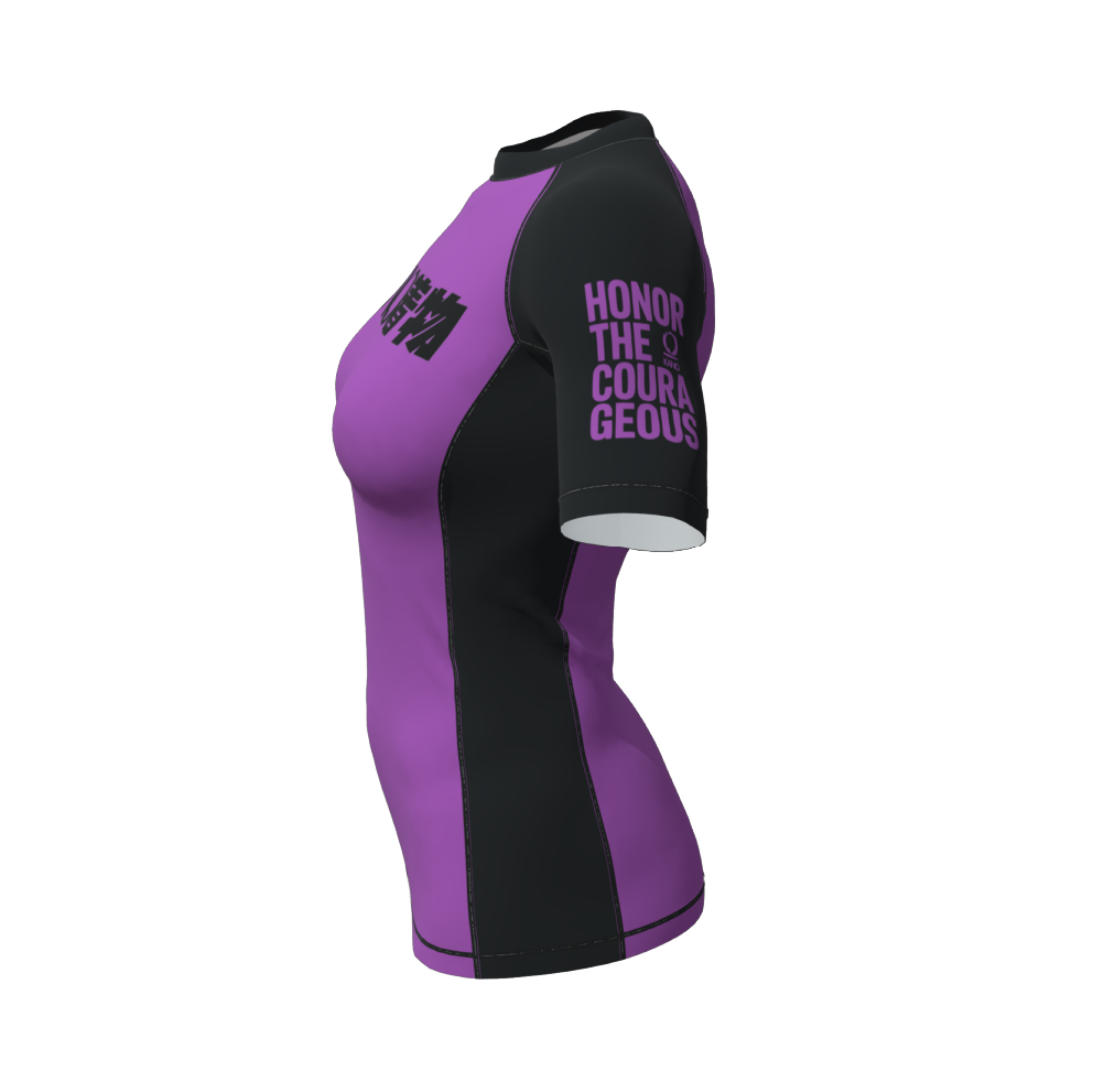 BJJ RASHGUARD DONNA COMPETITION 2026 CINTURA VIOLA