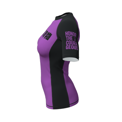 BJJ RASHGUARD DONNA COMPETITION 2026 CINTURA VIOLA