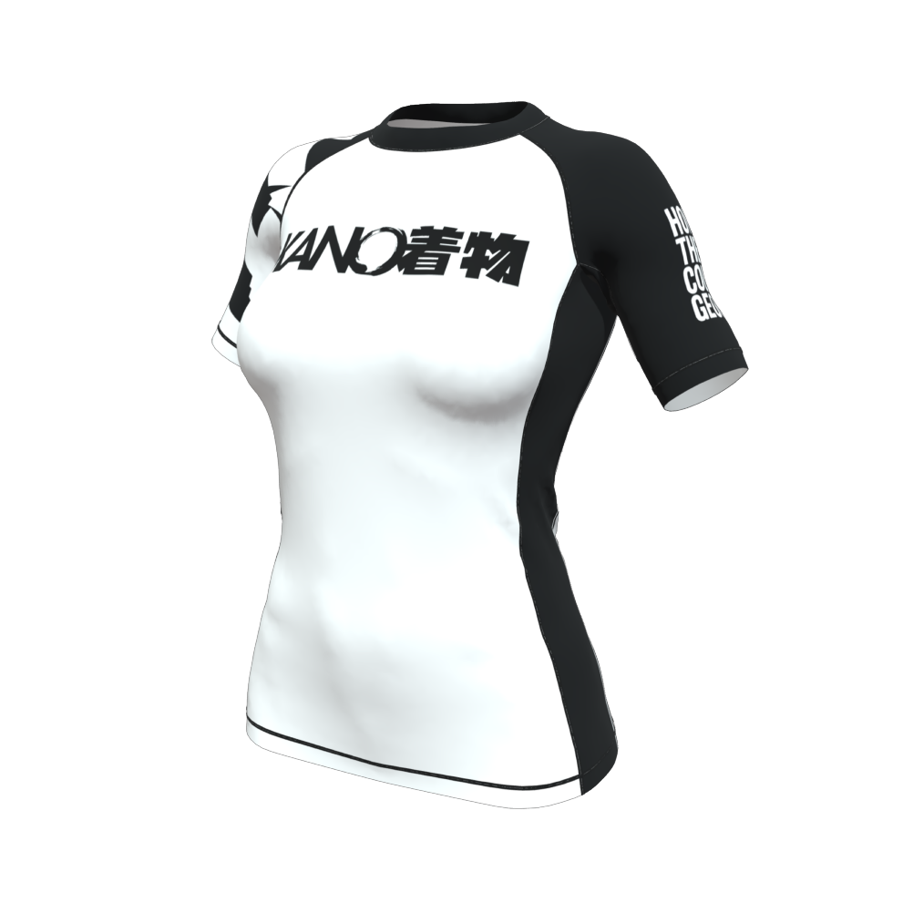 BJJ RASHGUARD DONNA COMPETITION 2026 CINTURA BIANCA