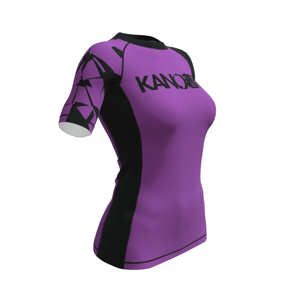 BJJ RASHGUARD DONNA COMPETITION 2026 CINTURA VIOLA