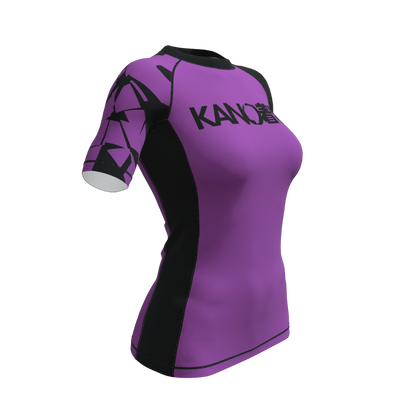 BJJ RASHGUARD DONNA COMPETITION 2026 CINTURA VIOLA