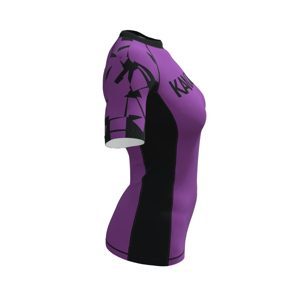 BJJ RASHGUARD DONNA COMPETITION 2026 CINTURA VIOLA