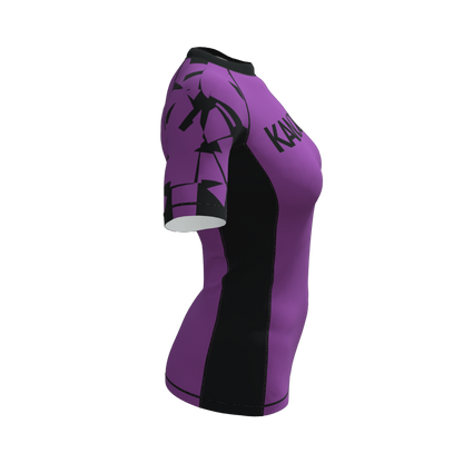 BJJ RASHGUARD DONNA COMPETITION 2026 CINTURA VIOLA