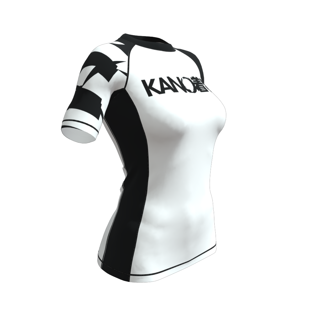 BJJ RASHGUARD DONNA COMPETITION 2026 CINTURA BIANCA