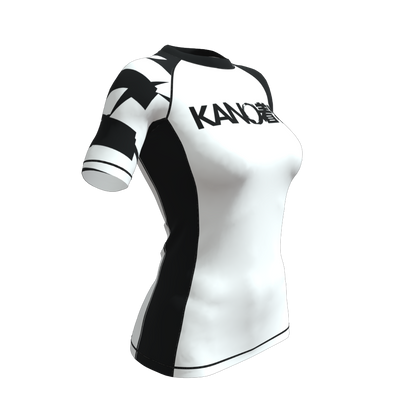 BJJ RASHGUARD DONNA COMPETITION 2026 CINTURA BIANCA