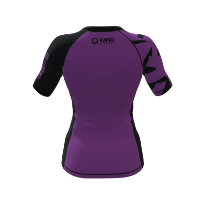 BJJ RASHGUARD DONNA COMPETITION 2026 CINTURA VIOLA