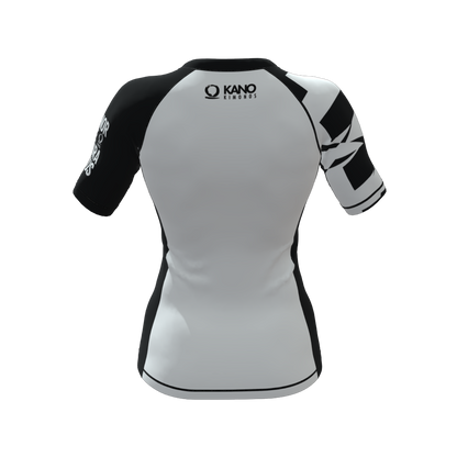 BJJ RASHGUARD DONNA COMPETITION 2026 CINTURA BIANCA
