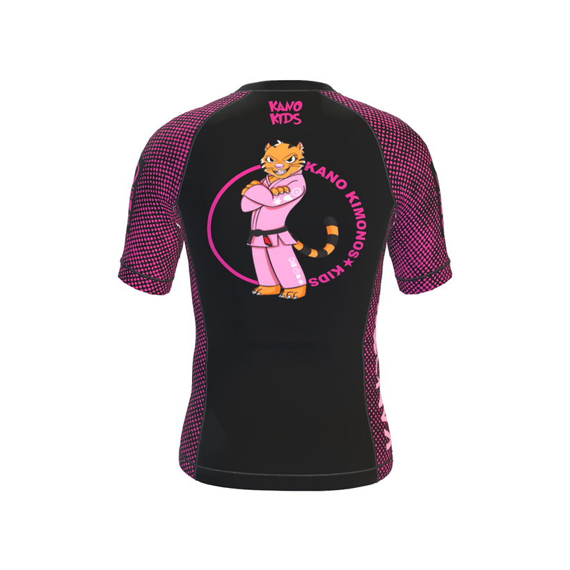 BJJ RASHGUARD BAMBINI TIGER MANICHE CORTE