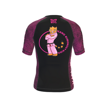 BJJ RASHGUARD BAMBINI TIGER MANICHE CORTE