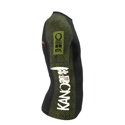 BJJ RASHGUARD BAMBINI DINOSAUR MANICHE CORTE