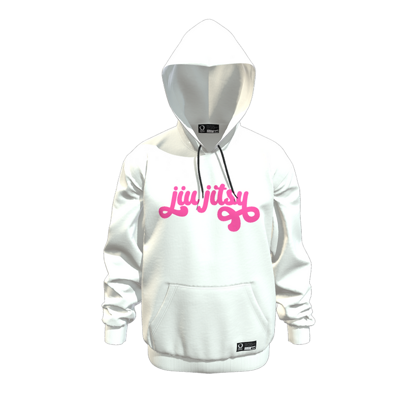 Hoodie BJJ Pink Neon Cream