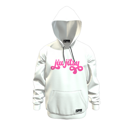 Hoodie BJJ Pink Neon Cream