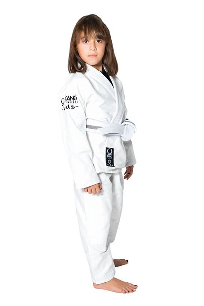 BJJ Kimono per Bambini Bianco/Boys Monkey