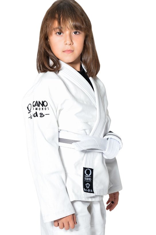 BJJ Kimono per Bambini Bianco/Boys Monkey