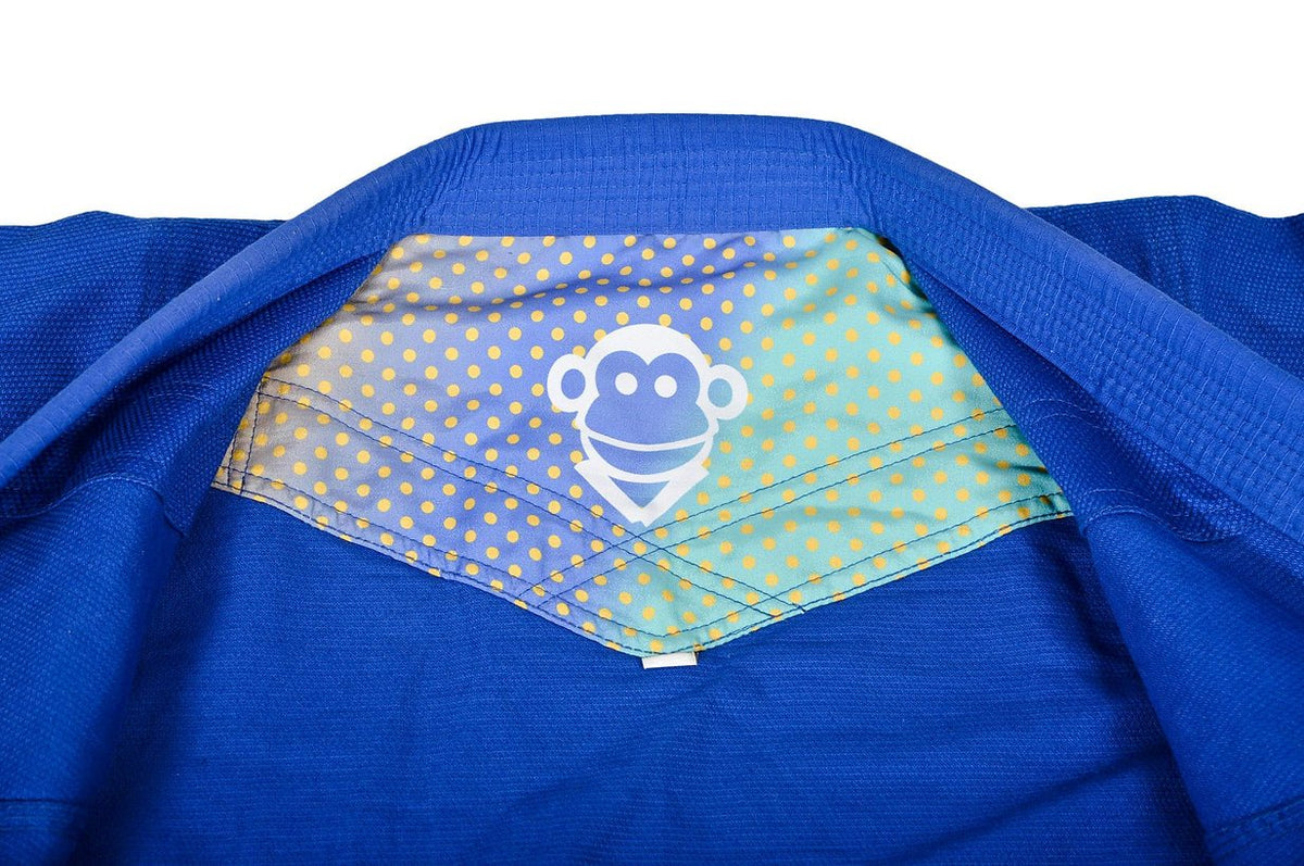 BJJ Kimono for Kids Blue/Boys Monkey