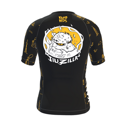 BJJ RASHGUARD KIDS JIUZILLA SHORT SLEEVES
