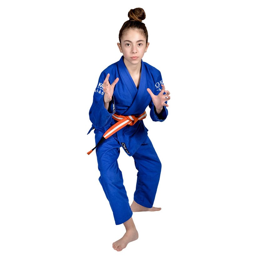 BJJ Kimono for Kids Blue/Boys Monkey