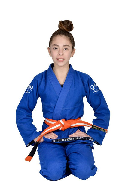 BJJ Kimono for Kids Blue/Boys Monkey