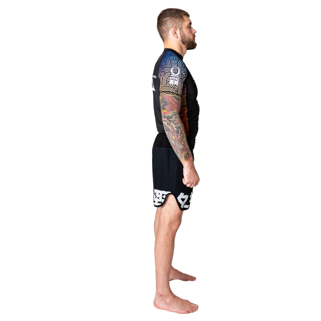 BJJ RASHGUARD CIRCUIT MANICHE CORTE