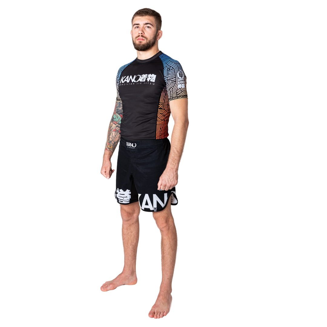 BJJ RASHGUARD CIRCUIT MANICHE CORTE