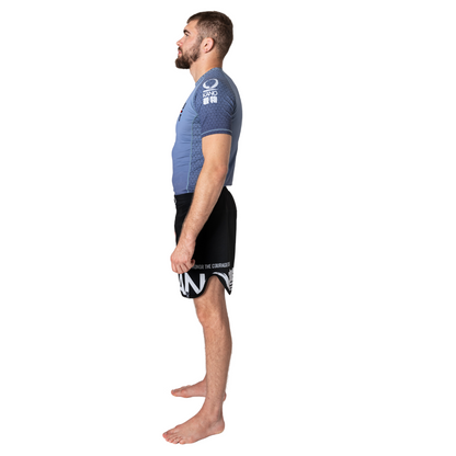 BJJ RASHGUARD IN JIU JITSU WE TRUST SHORT SLEEVES