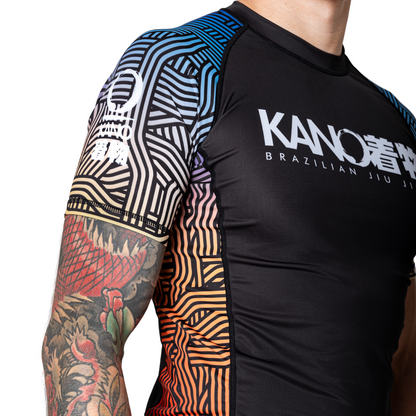 BJJ RASHGUARD CIRCUIT MANICHE CORTE