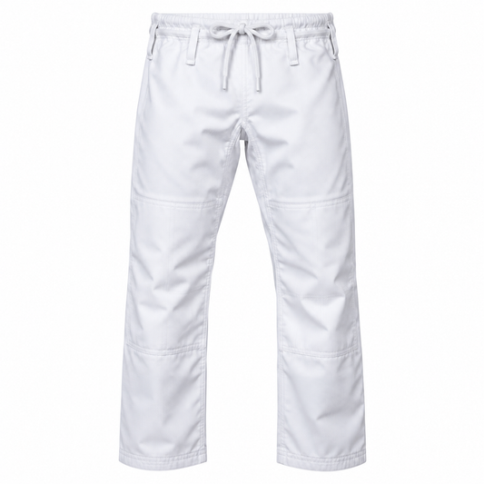 Brazilian jiu Jitsu Pants white Twill fabric