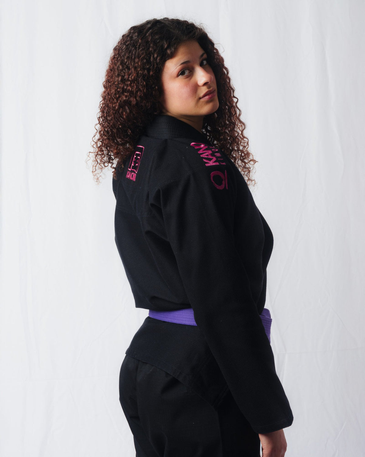 Female Light Competition Gi Kaze Black - Pink