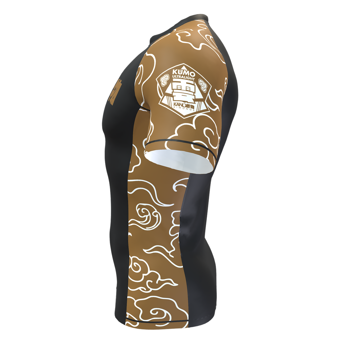 BJJ RASHGUARD COMPETITION KUMO 2026 CINTURA MARRONE ULTRA LIGHT