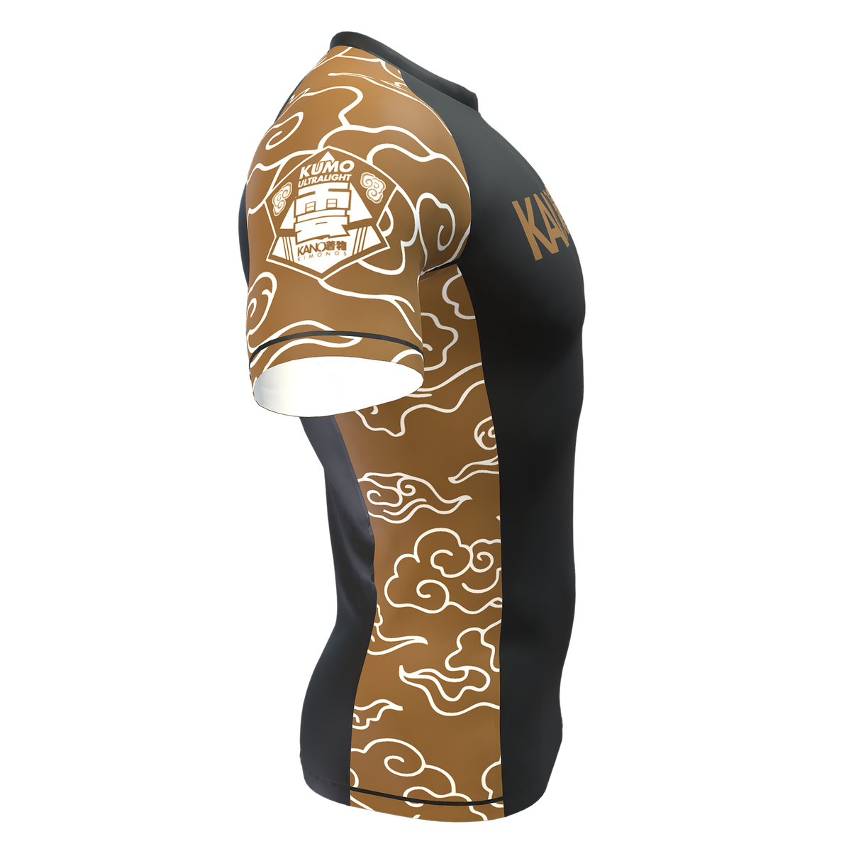 BJJ RASHGUARD COMPETITION KUMO 2026 CINTURA MARRONE ULTRA LIGHT