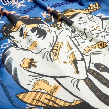 BJJ RASHGUARD HADAKAJIME MANICHE CORTE