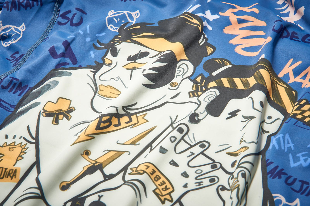 BJJ RASHGUARD HADAKAJIME MANICHE LUNGHE