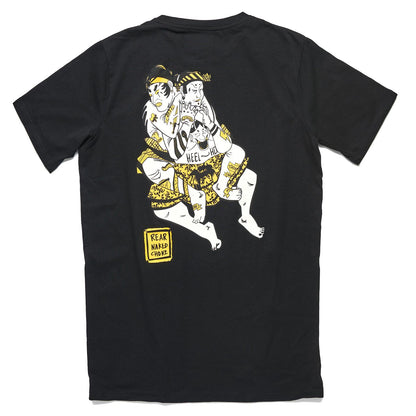 T-SHIRT KANO HADAKAJIME FLASH JAPAN BLACK