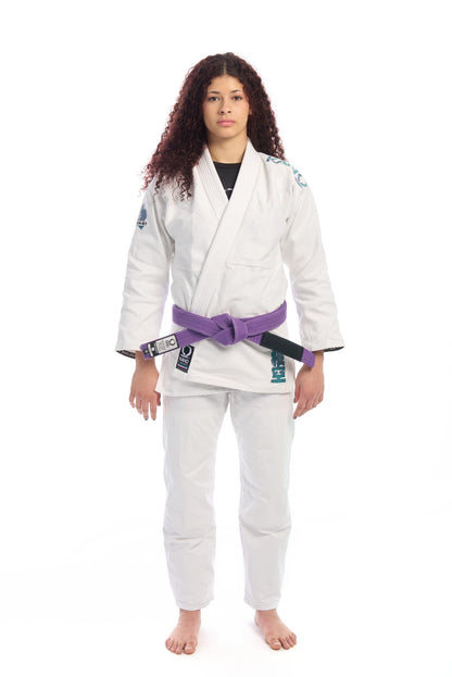 BJJ KIMONO DONNA SAKURA SKY BIANCO