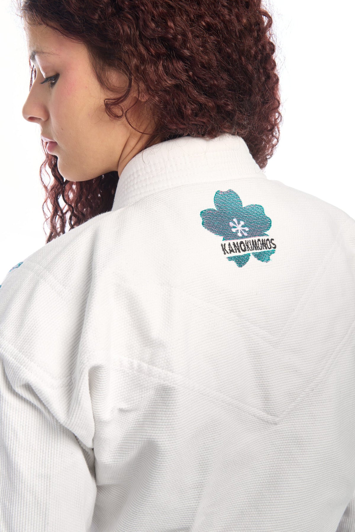 BJJ KIMONO DONNA SAKURA SKY BIANCO