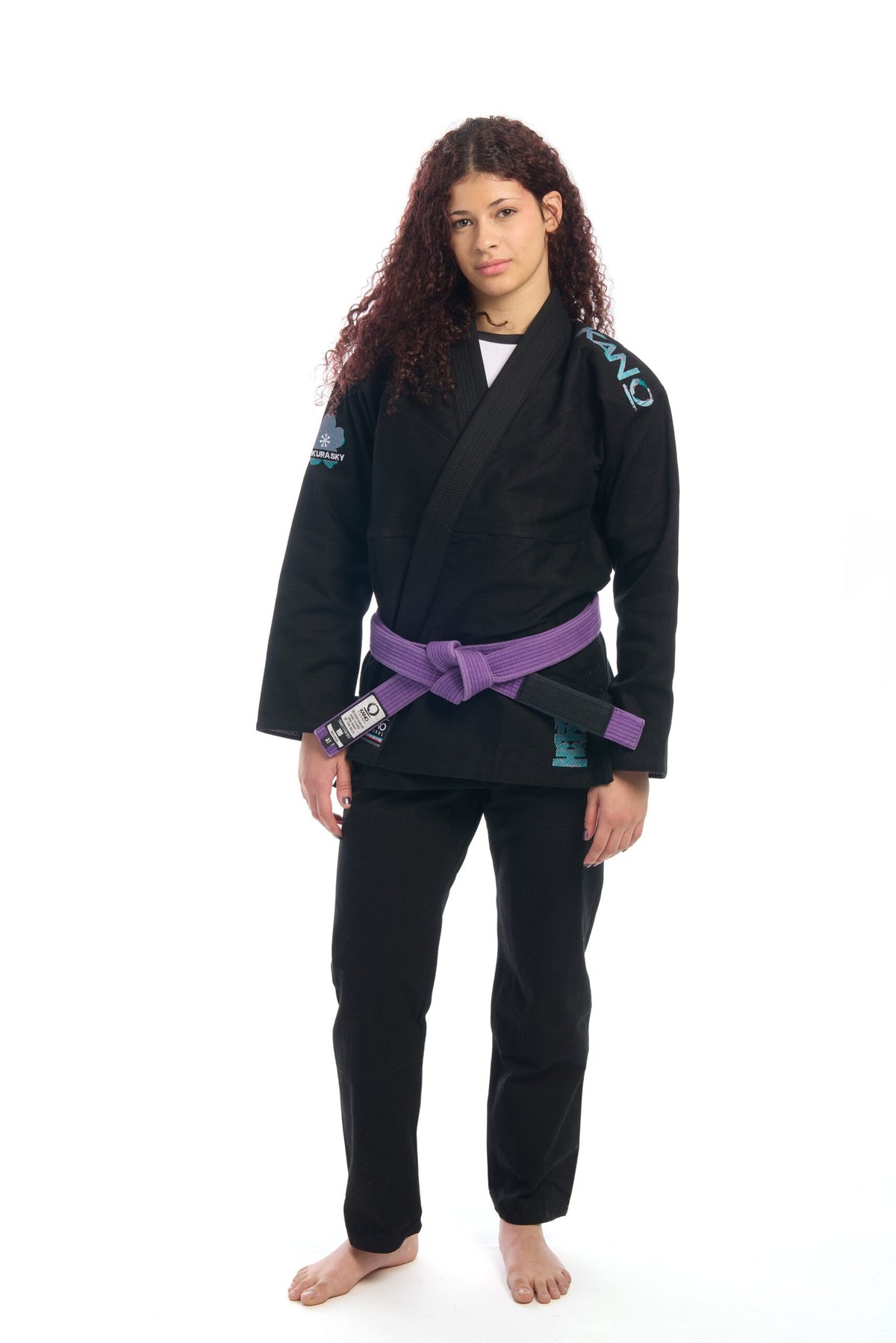 BJJ KIMONO DONNA SAKURA SKY NERO