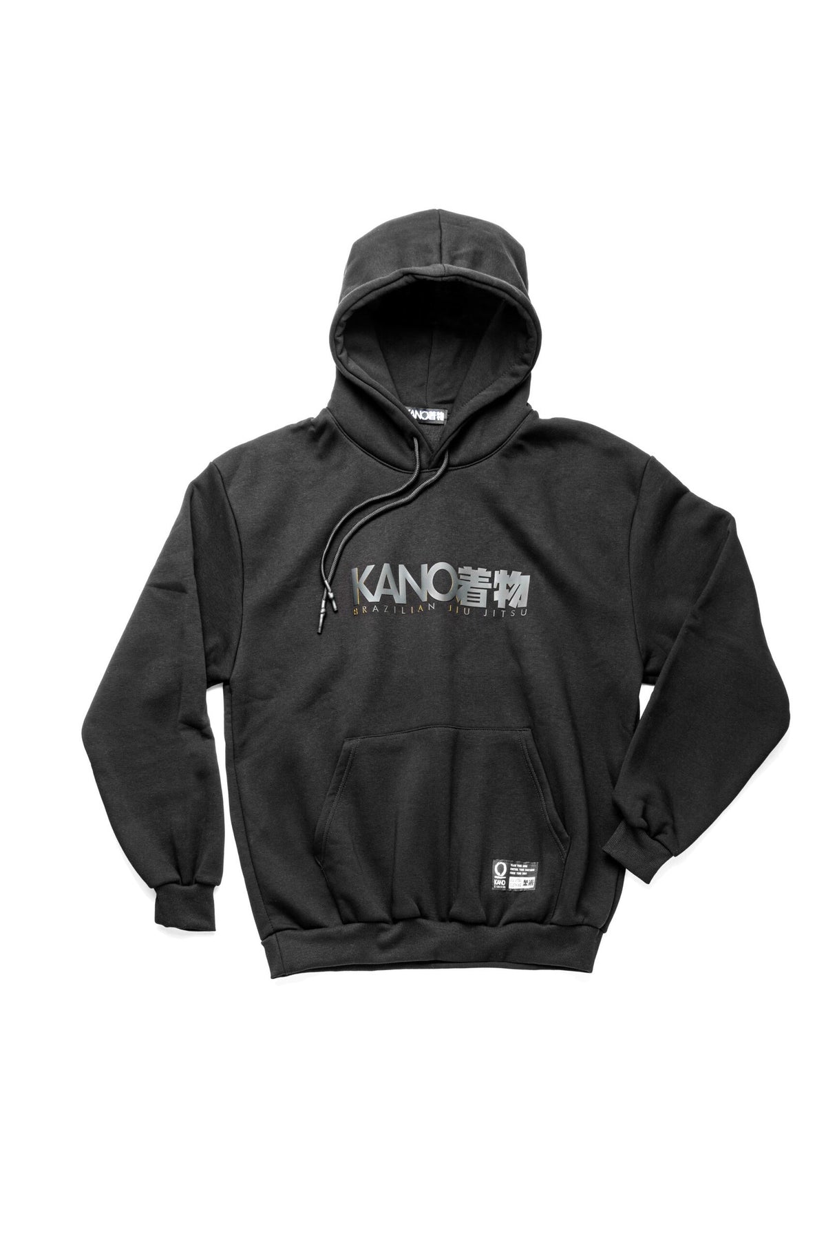 BJJ Lifestyle Hoodie Black Stealth yellow shade