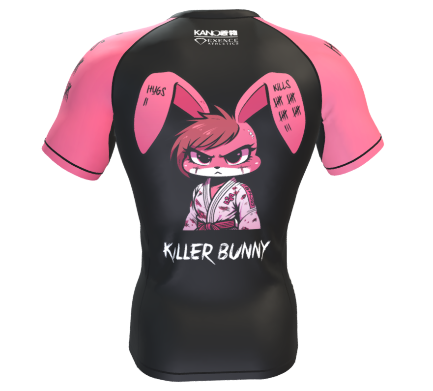 BJJ RASHGUARD KILLER BUNNY MANICHE CORTE