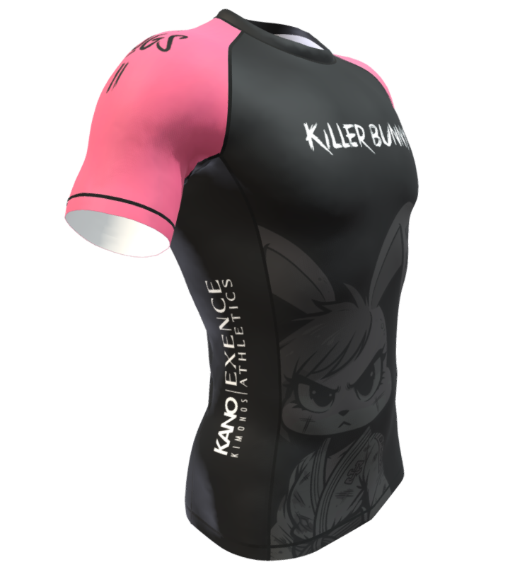 BJJ RASHGUARD KILLER BUNNY MANICHE CORTE