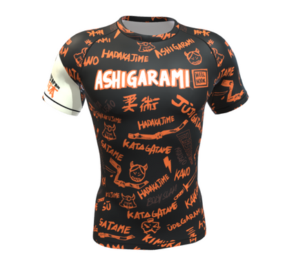BJJ RASHGUARD ASHIGARAMI SHORT SLEEVES