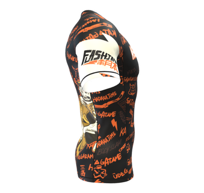 BJJ RASHGUARD ASHIGARAMI SHORT SLEEVES
