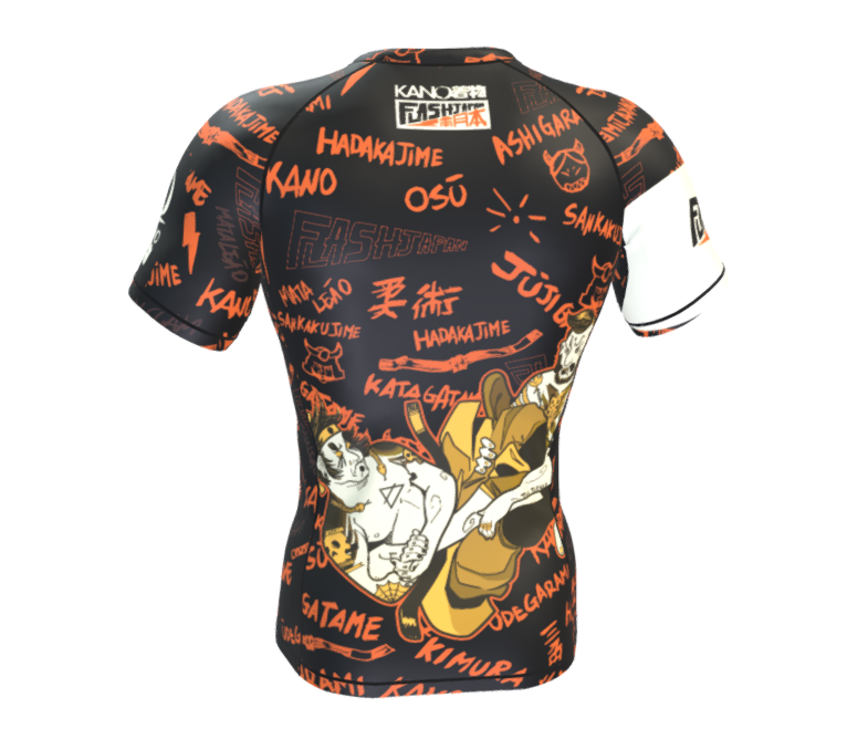 BJJ RASHGUARD ASHIGARAMI SHORT SLEEVES