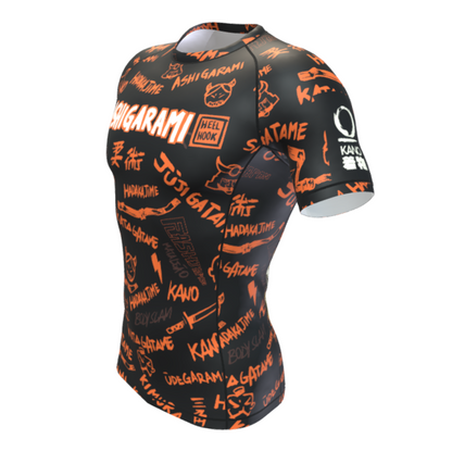 BJJ RASHGUARD ASHIGARAMI SHORT SLEEVES